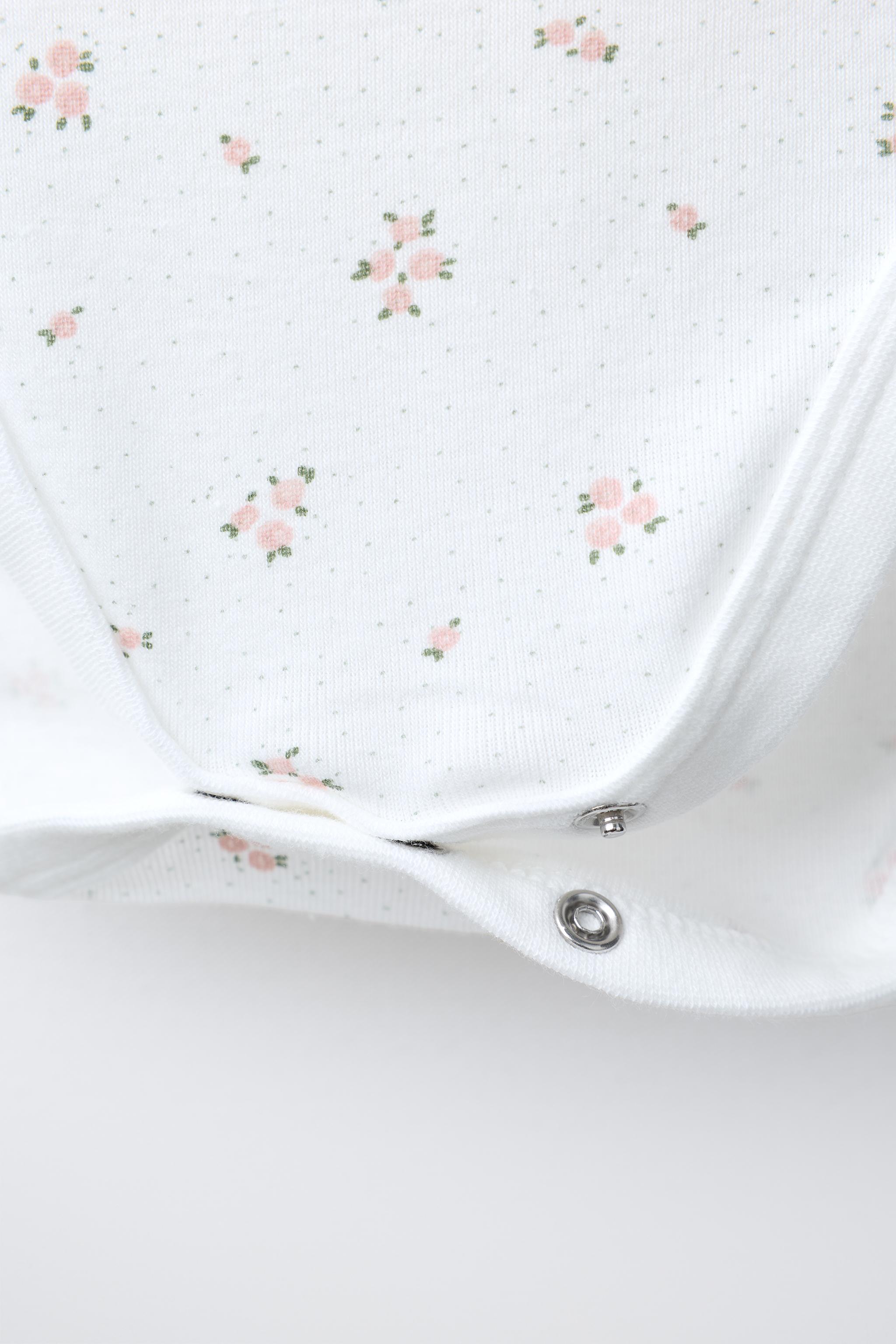 FIVE-PACK FLORAL BODYSUITS